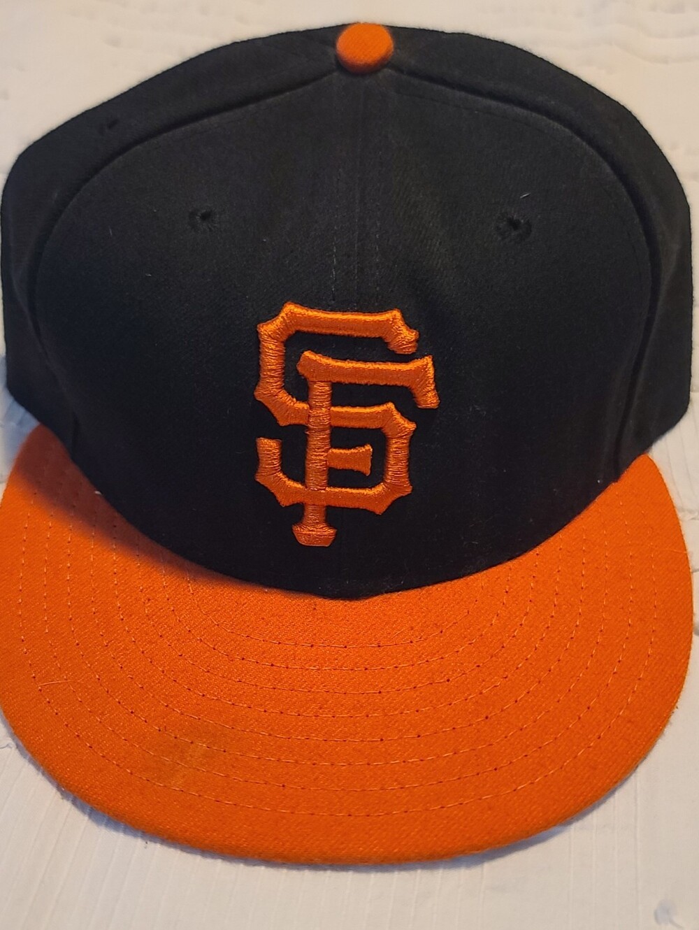 New Era 59FIFTY San Francisco Giants MLB Black/Orange Fitted Cap 7 3/8